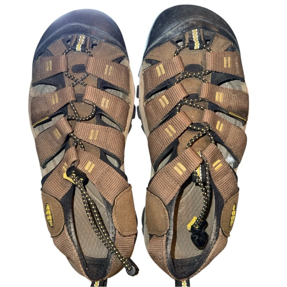 KEEN Newport H2 Brown Rugged Sport Sandals Men’s US 8.5 Trail Outdoor Hiking
